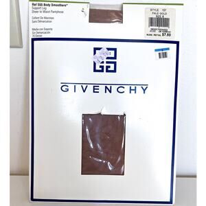 Vintage 1993 Givenchy‎ 555 Body Smoothers Pantyhose Size B Style 157 Pale Gold